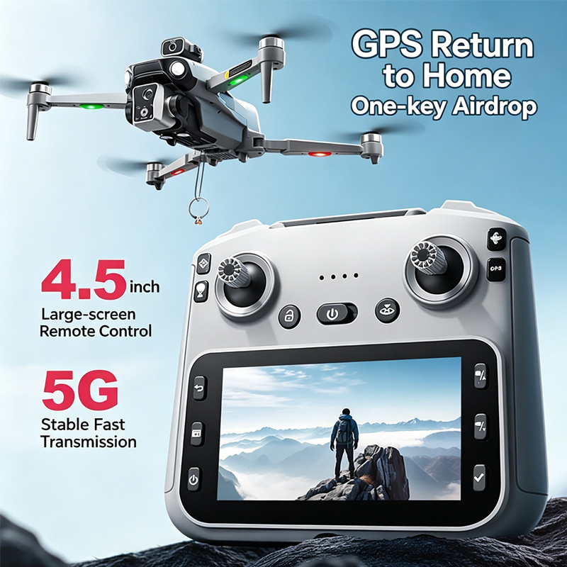 Drone Photogrammetry - K19 MAX GPS Drone 4K Professional