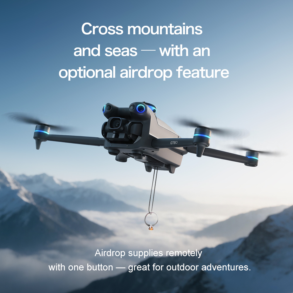 NEW GT60 Mini Drone Dual Camer - Drone Video Production review and price