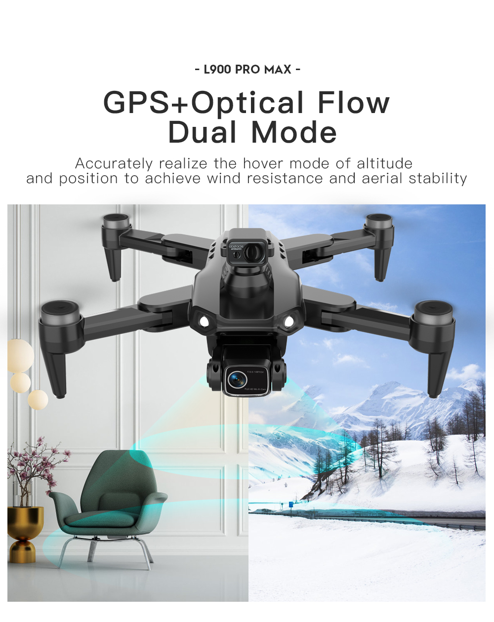 LYZRC L900 PRO MAX Laser obsta - Drone Photogrammetry review and price